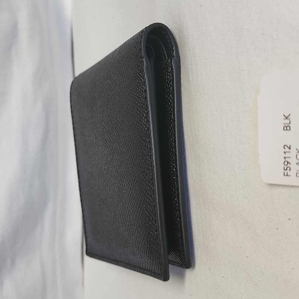 COACH Compact Black WALLET New - Picture 6 of 11